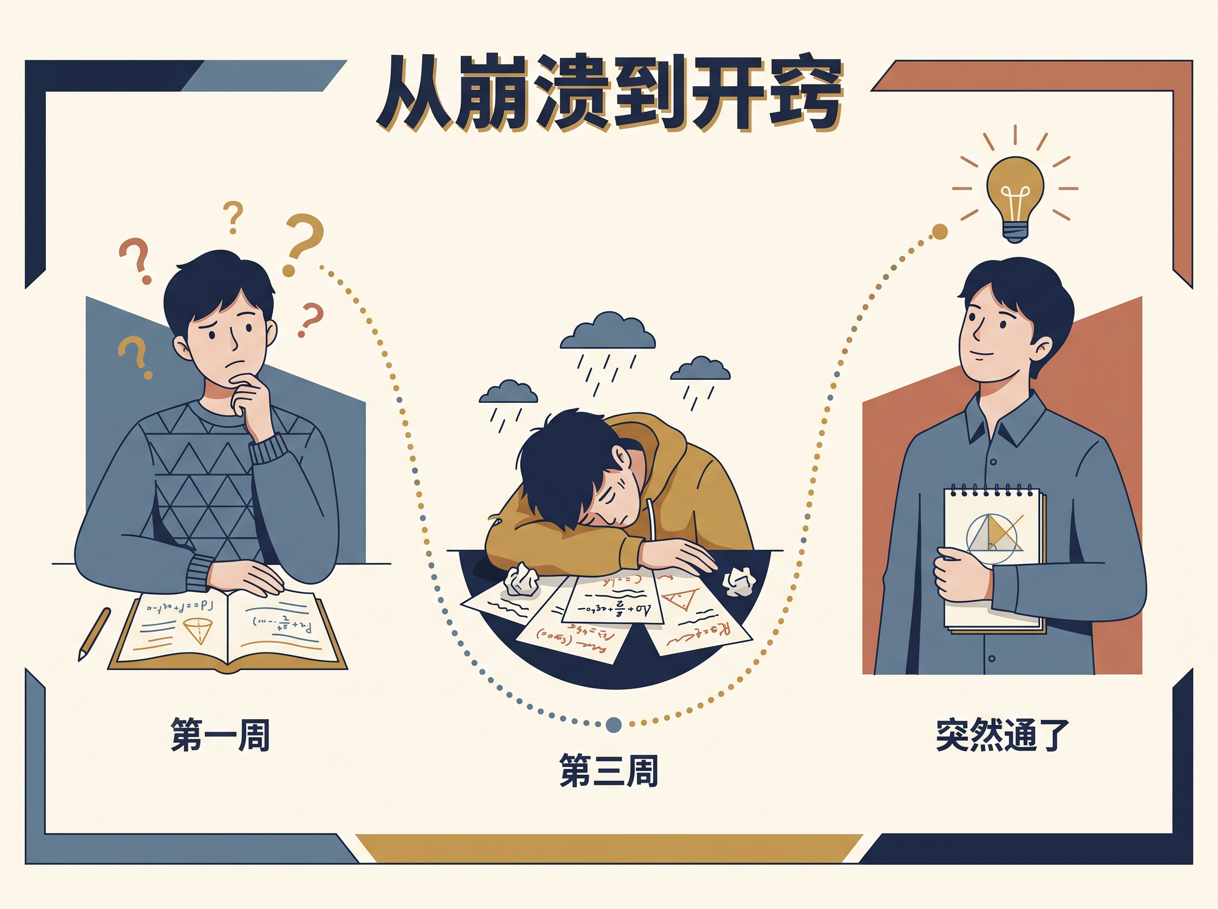 从崩溃到开窍:第一周看不懂,第三周怀疑人生,然后突然通了
