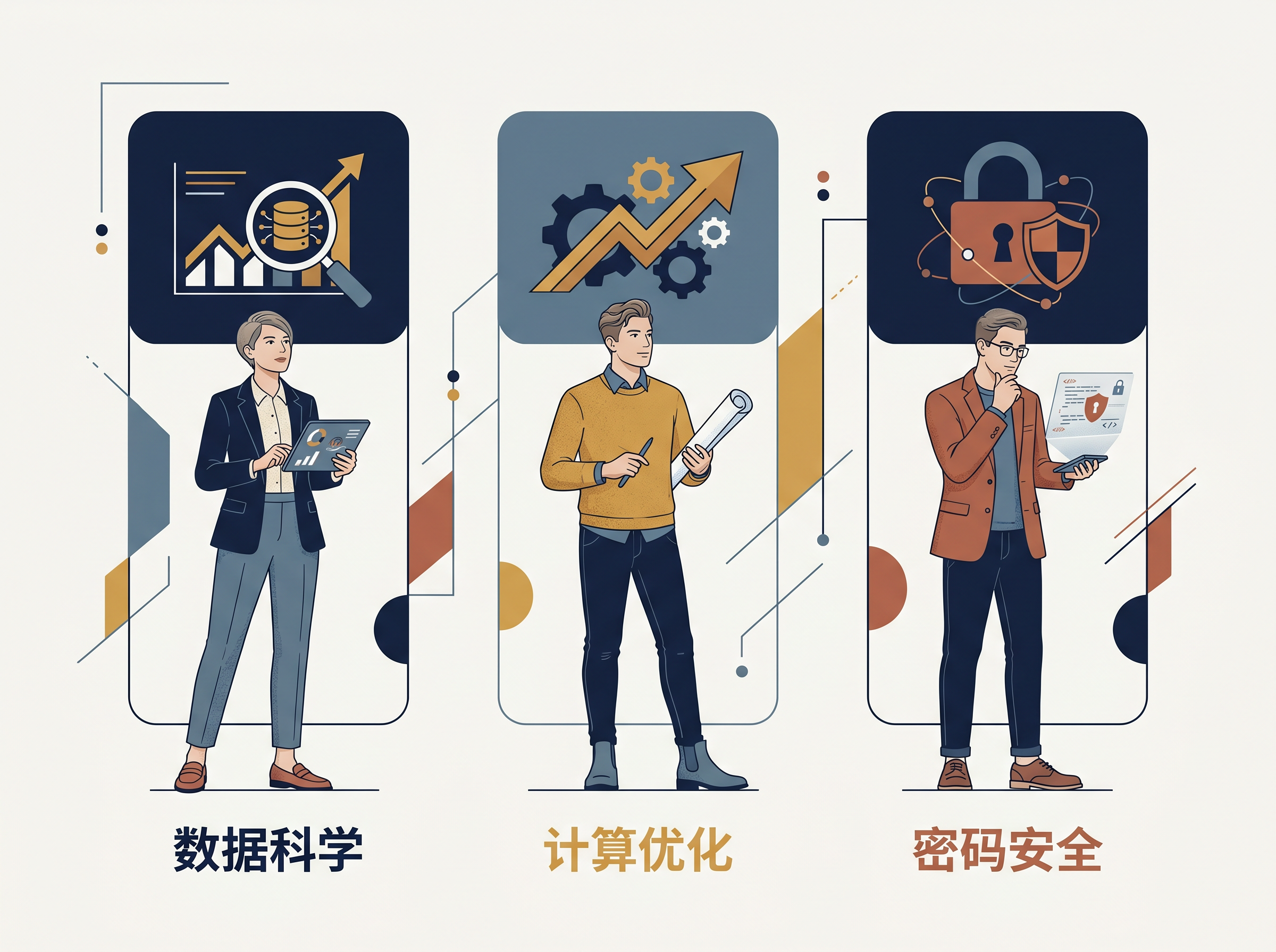 数学专业的三条路:数据科学、计算优化、密码安全