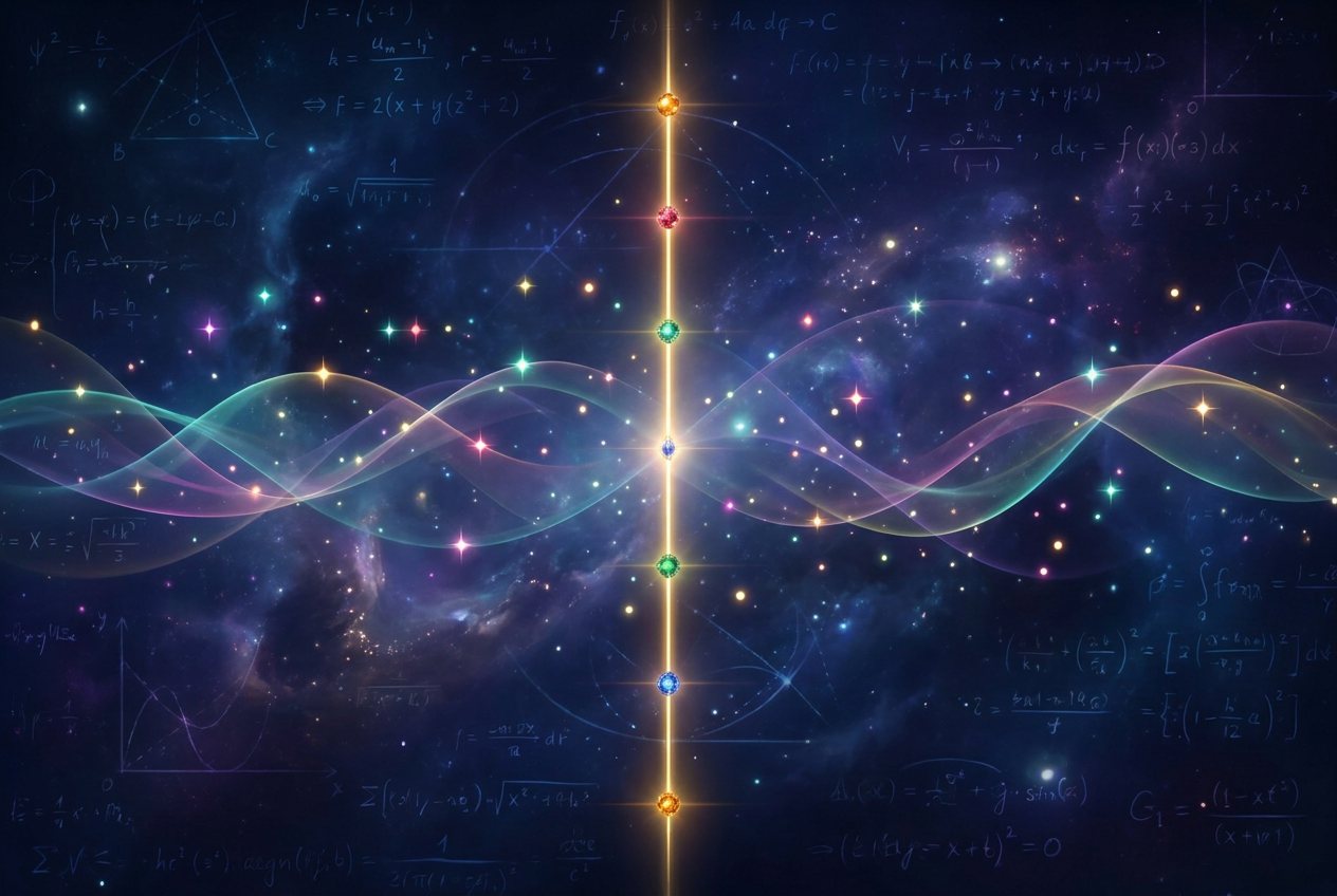 黎曼函数的零点与质数分布的抽象示意(AI 生成)